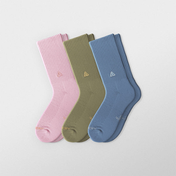 Earth Tones 3 pack Crew Socks | APTHCRY®