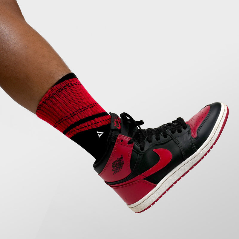 SNKR Socks - Bred I