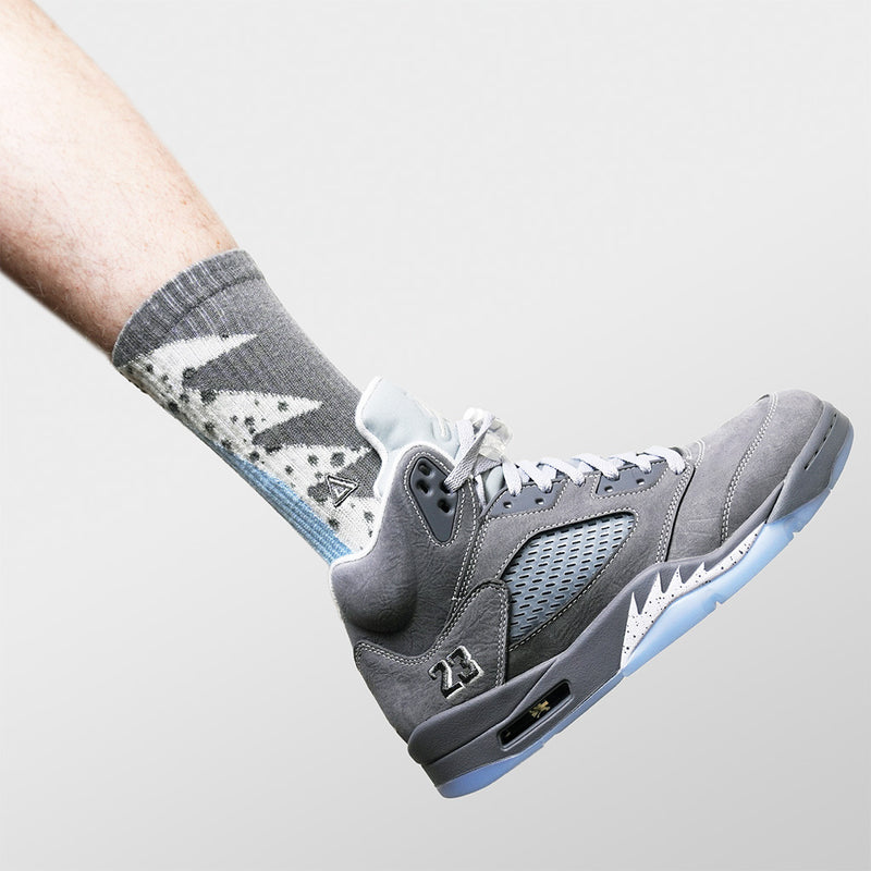 SNKR Socks - Wolf Grey 5