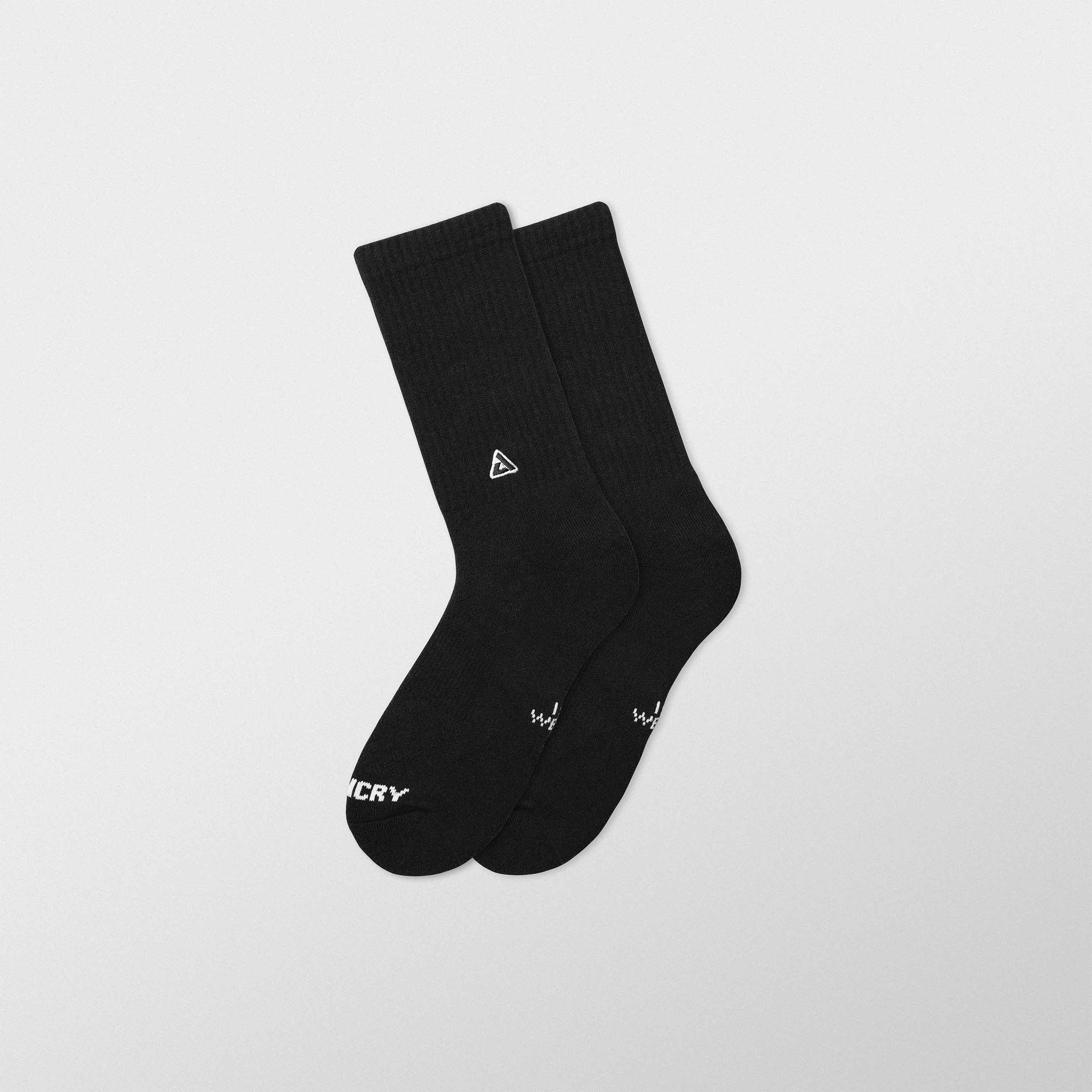 靴下・ソックス Unisex SX7677-010 Black Crew Socks, 3 Pairs Nike Everyday Lightweight SX7677-010 Large 3 Pack Black | eBay