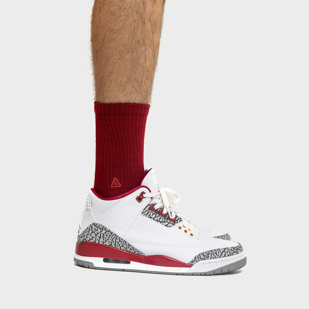 APTHCRY 3.0 Crew Sock - Carmine Red