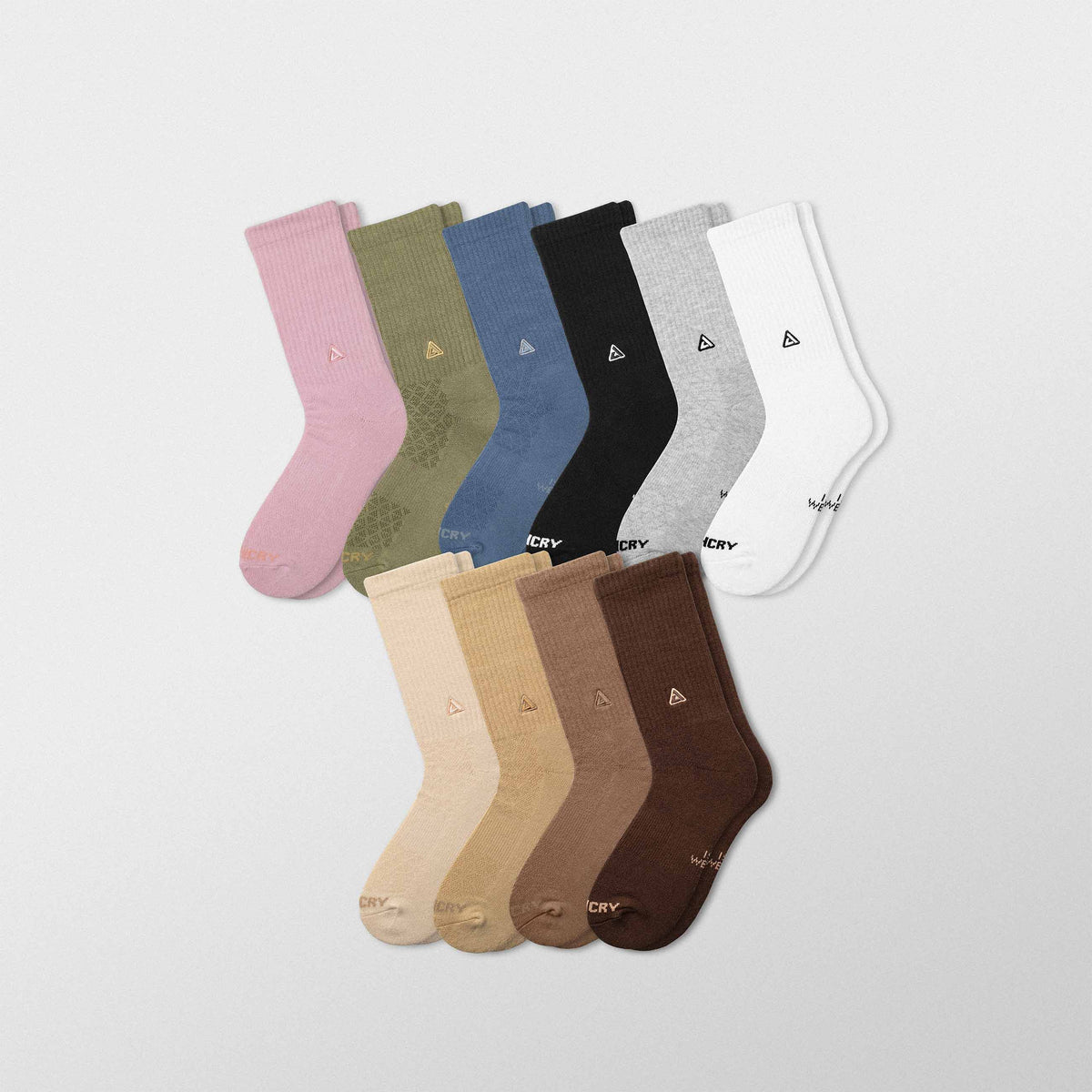 APTHCRY 3.0 Crew Socks - Essential Variety 10 pack