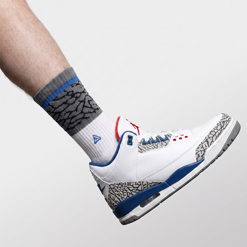 SNKR Socks - True Blue 3