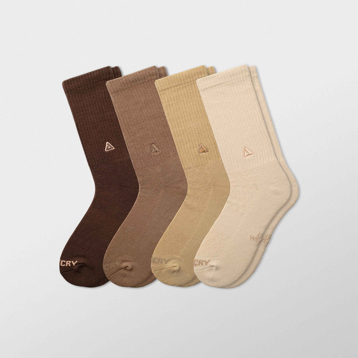 APTHCRY 3.0 Crew Socks - Nude Tone 4 pack